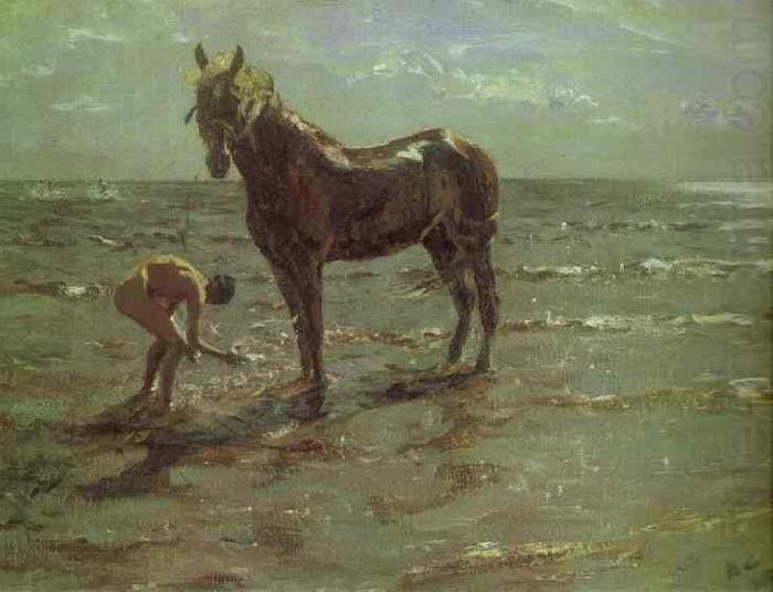 Valentin Serov Bathing of a Horse china oil painting image
